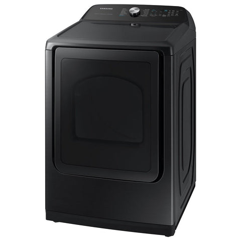 New Samsung 7.4 cf Natural Gas Dryer in Brushed Black DVG52A5500V