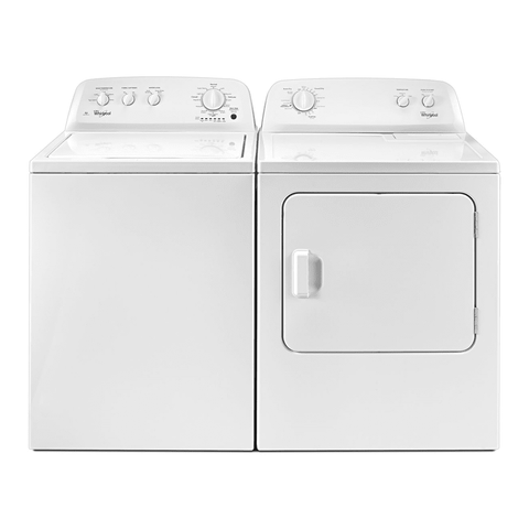 Whirlpool Top Load Washer and Electric Dryer Set