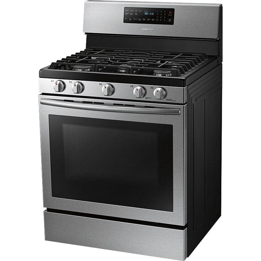 Samsung Convection Stainless Steel LPG Gas Range NX58H5600SS - Inland Appliance