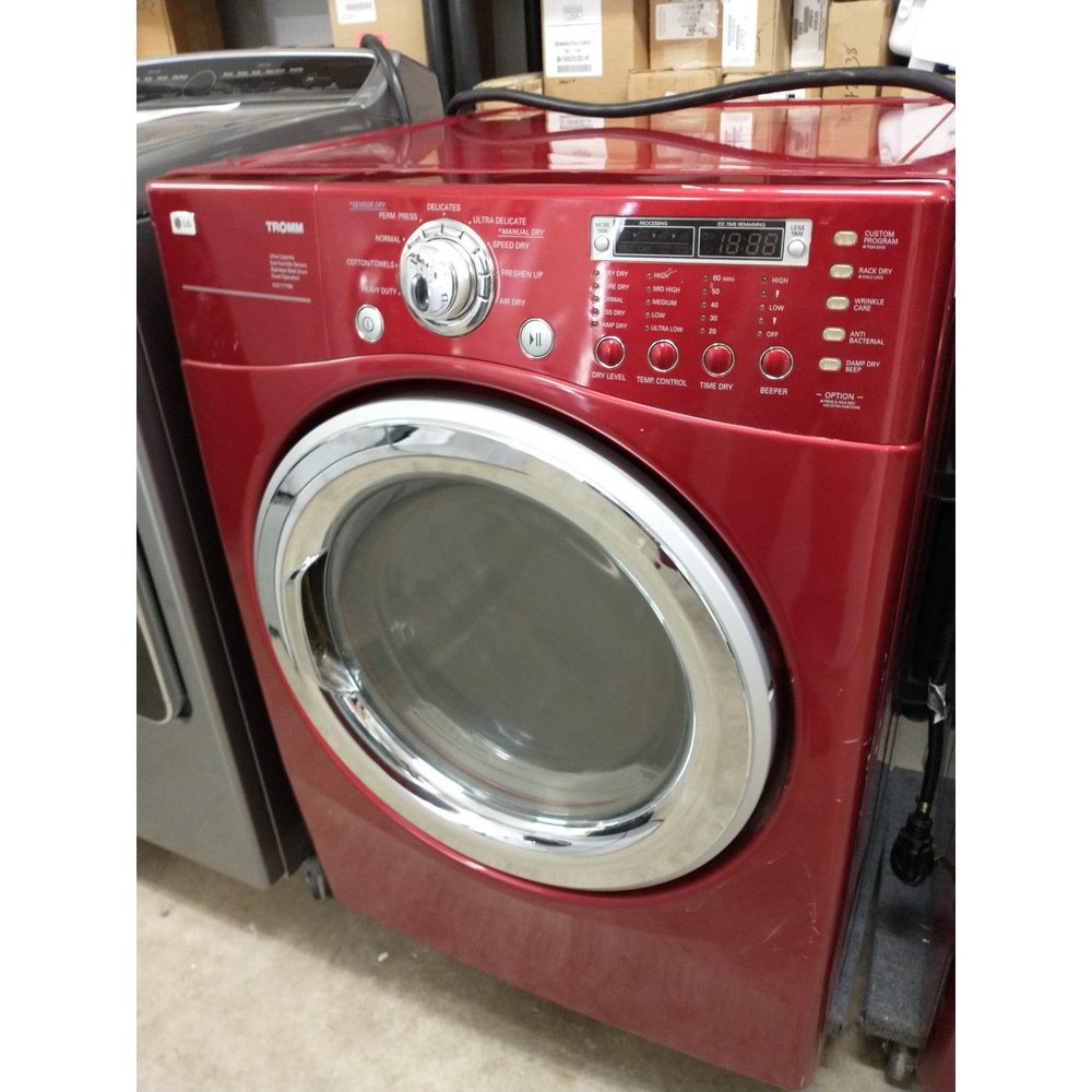 LG Electric Dryer w/ Pedestal DLE7177RM - Inland Appliance