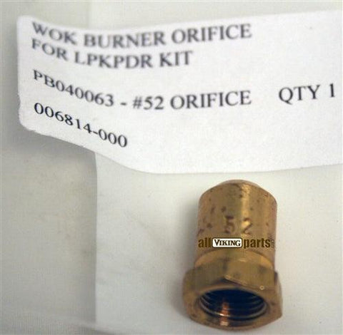 Viking Wok Burner Orifice Kit 006814-000 - Inland Appliance